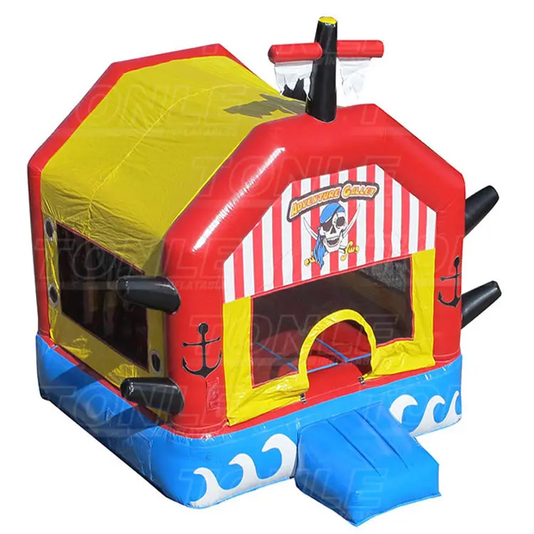 Inflatable bounce house pirate ship inflatable jumping castle — photo 1