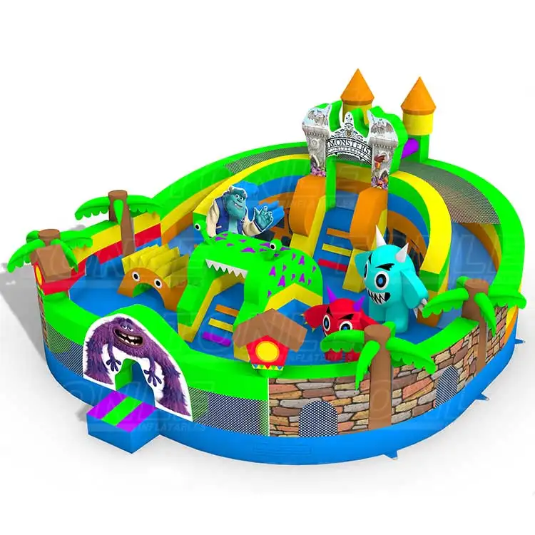 Monster theme inflatable amusement park — photo 1