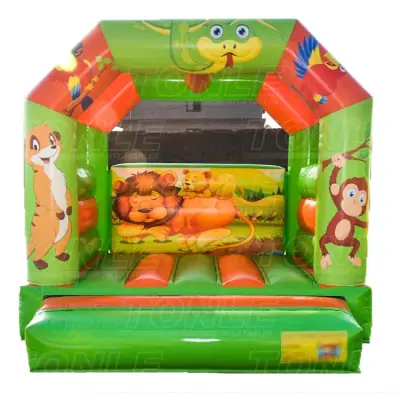 Animal themed lion inflatable castle bounse house for sale