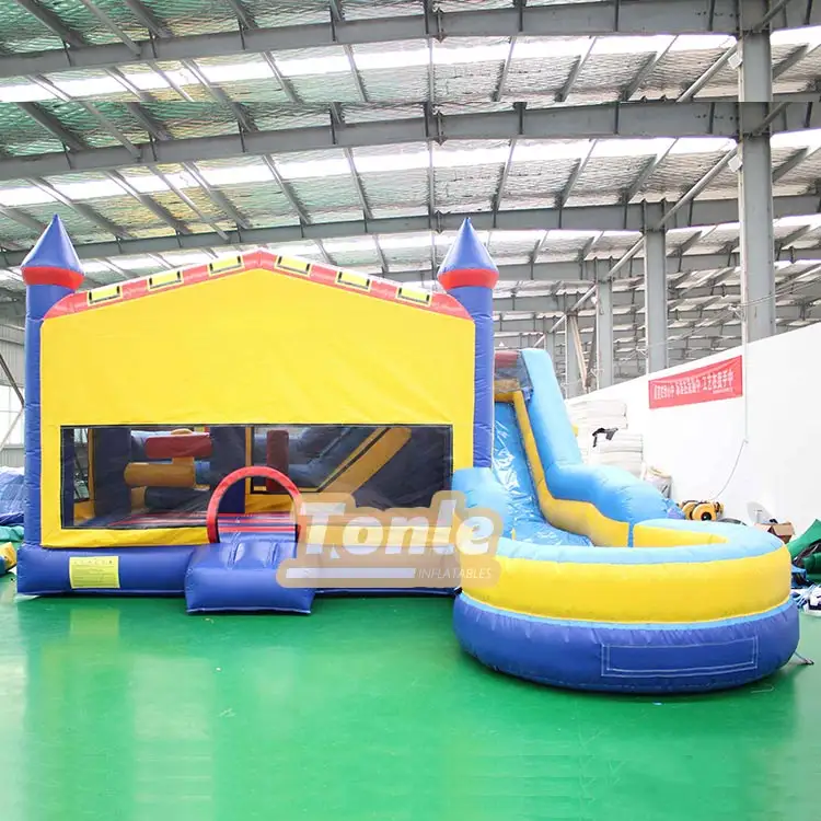 Custom Commercial Inflatable Bounce House Bouncy Castle Water Slide Combo — photo 1