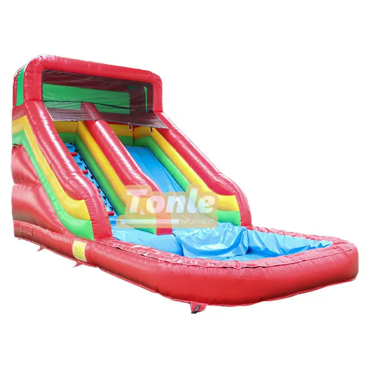 Customized same style different color inflatable water slide — photo 1