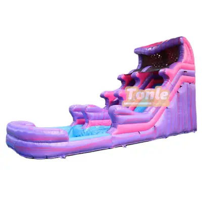 32FT Purple colorful water slide