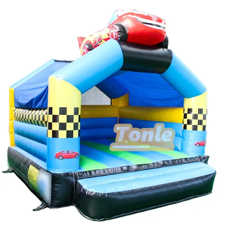 Sports car kart theme bouncy castle inflatable bounce house — photo 1