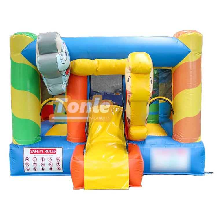 Factory wholesale animal themed small children's bouncy castle combo — photo 1