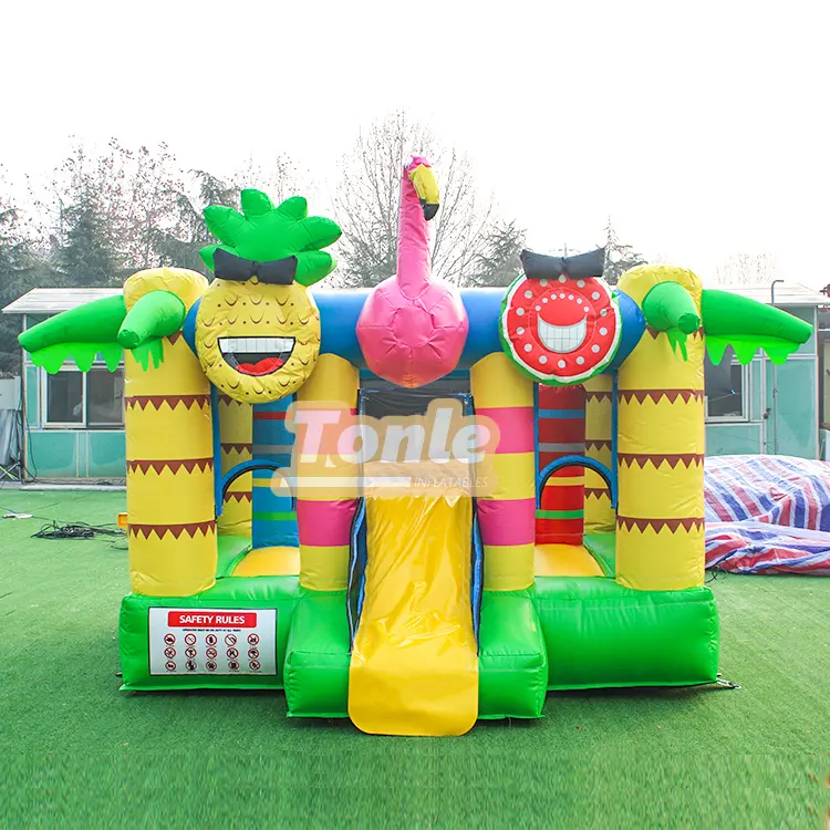 Wholesale Tropical Style Themes theme bouncy castle slide combo — photo 1