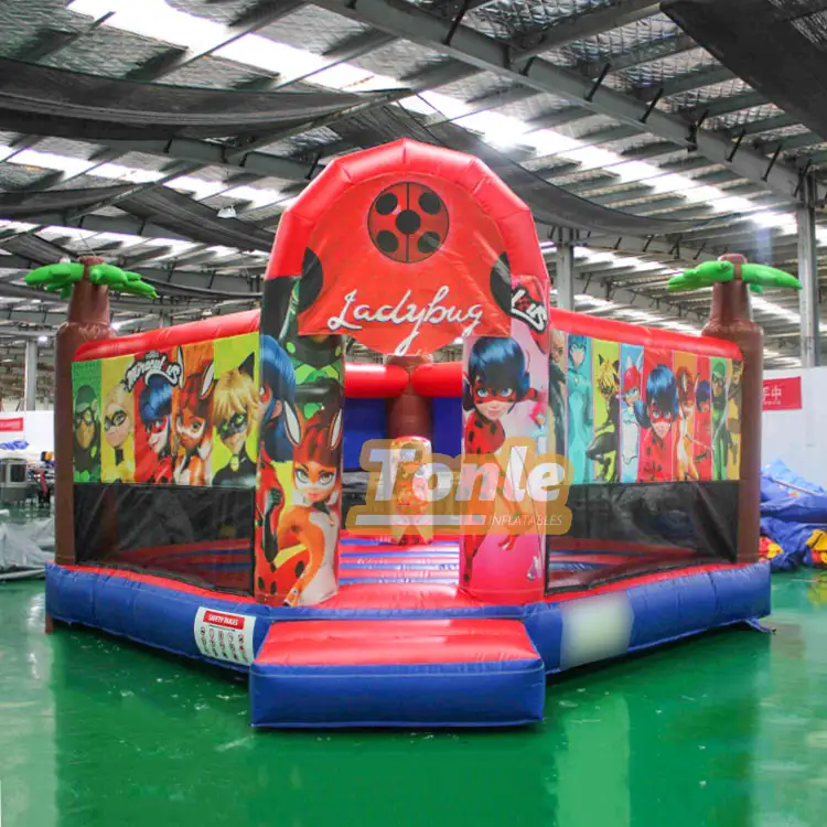 Miraculous Ladybug Theme Inflatable Bounce House Bouncy Castle — photo 1
