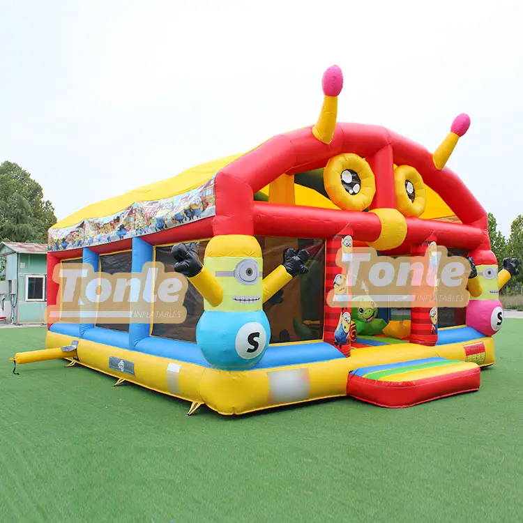 Customized theme kid's small inflatable playground — photo 1