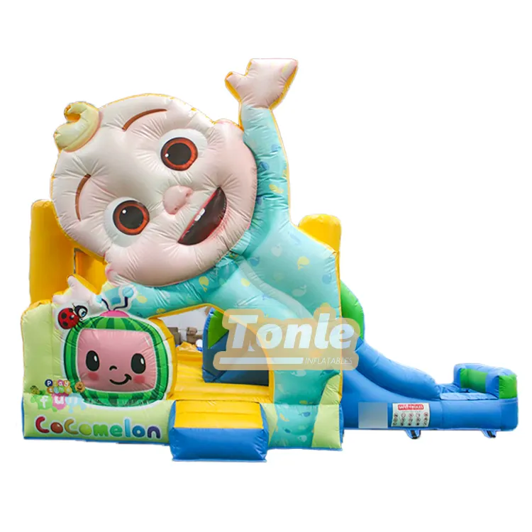 Custom commercial inflatable water slide combo cocomelon theme — photo 1