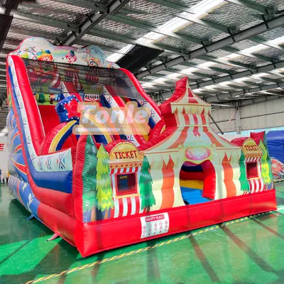 Circus Inflatable Dry Slide