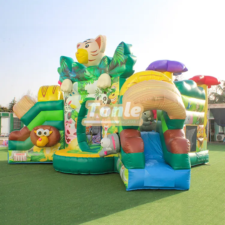Factory Custom Commercial Animal Inflatable Bounce House Bouncy Castle — photo 1