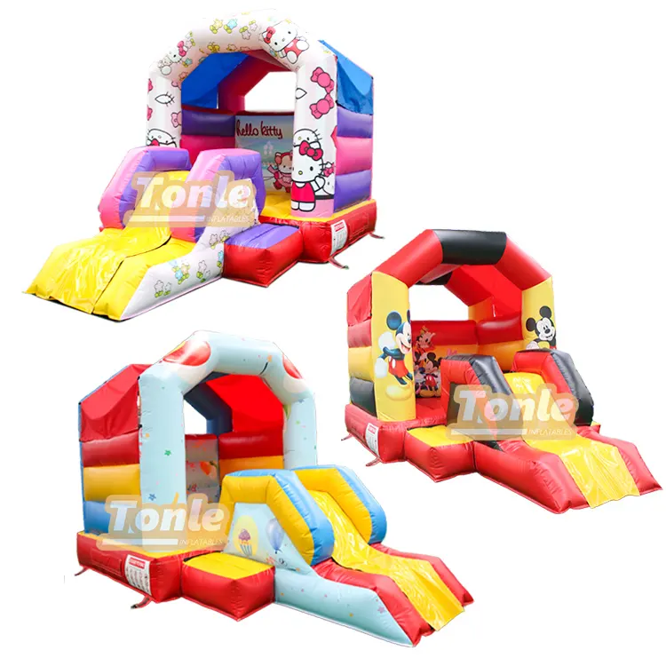 Commercial activity theme bouncing castle combo — photo 1
