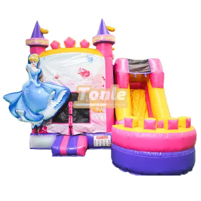 Disney Princess Theme Bouncy Castle Slide Combo