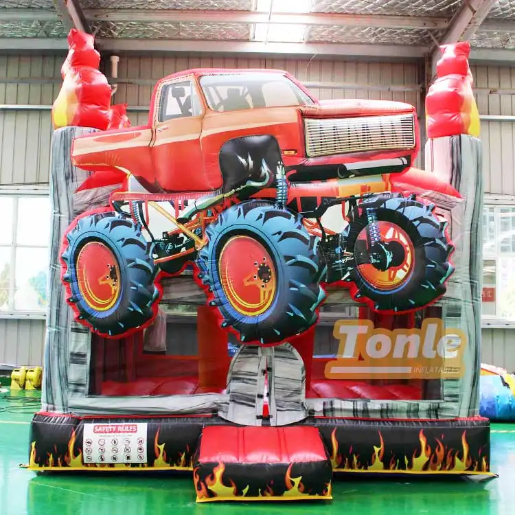 Monster Truck 3D Bounce House — photo 1