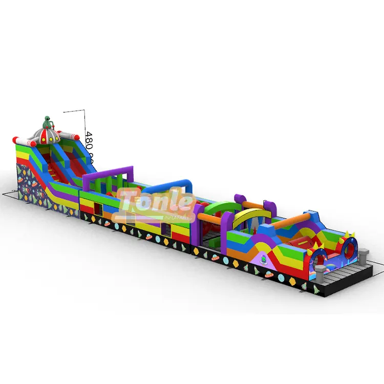Space Themed Inflatable Obstacle Course — photo 1