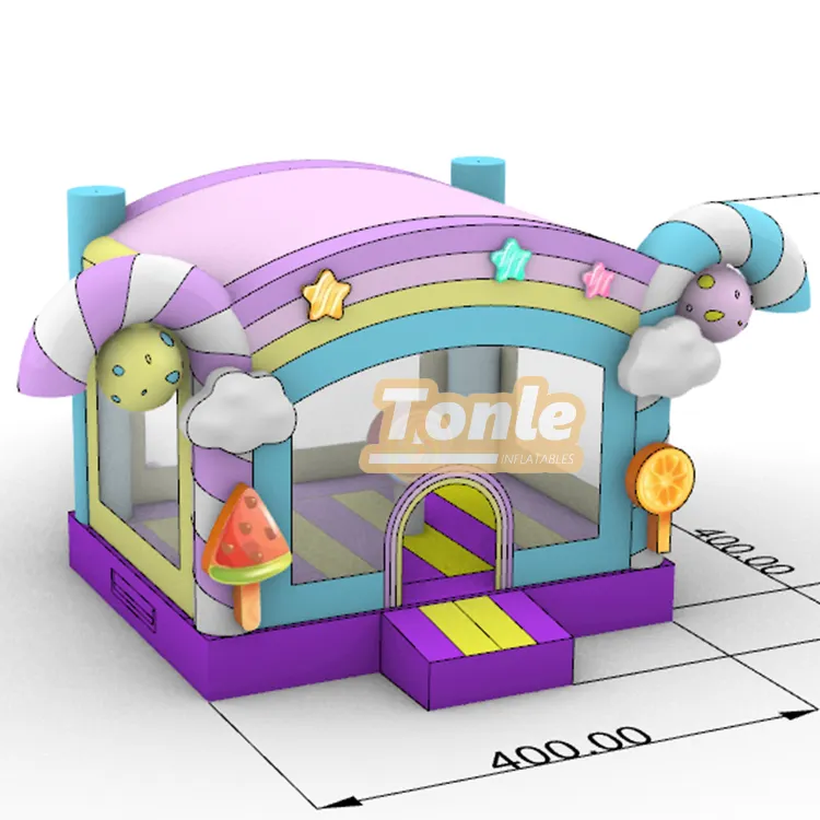 Candy Theme Inflatable Bounce House Inflatable Jumper — photo 1