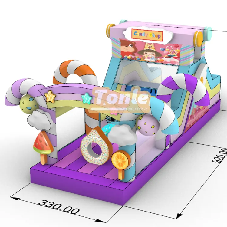 Candy Themed Inflatable Obstacle Course — photo 1
