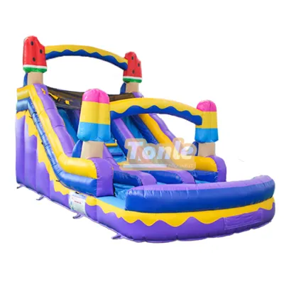 Ice Cream Inflatable Water Slide
