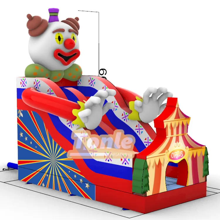 Circus Clown Inflatable Slide — photo 1