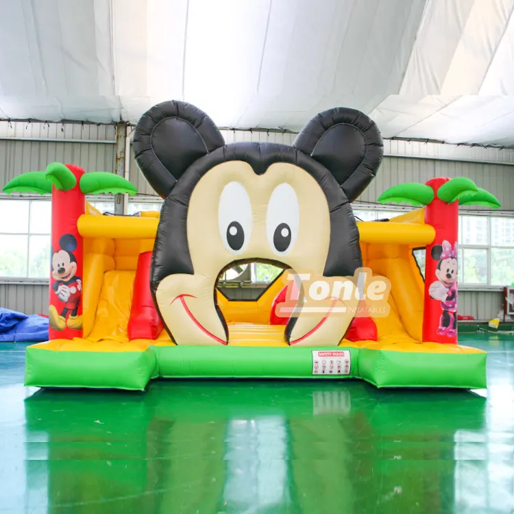 Disney Mickey Mouse Inflatable bouncer jumper Slide Combo — photo 1