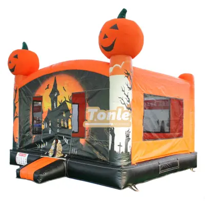 Halloween pumpkin bouncy castle inflatable bouncer