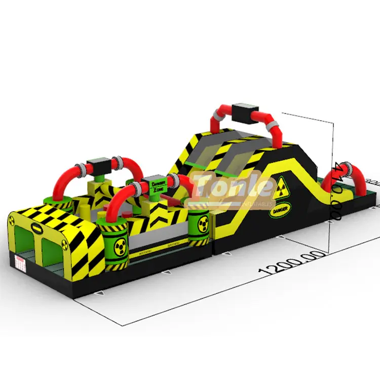 Danger Zone Obstacle Course Commercial Inflatable for sale — photo 1