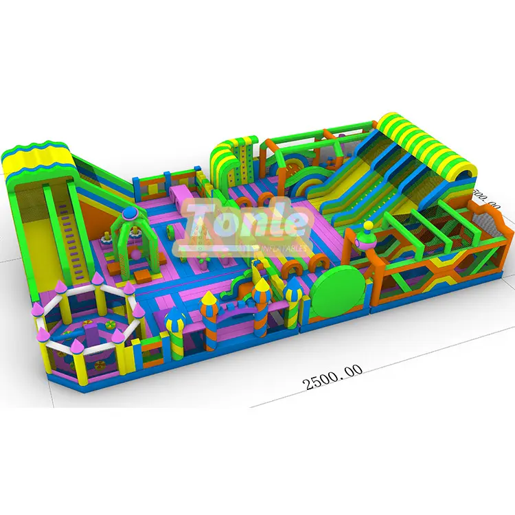 Commercial Large Outdoor Inflatable Theme Park — photo 1