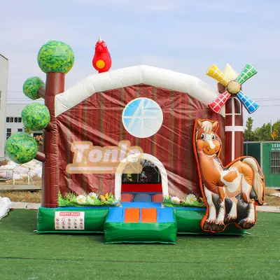 Happy Farm Inflatable Bounce House