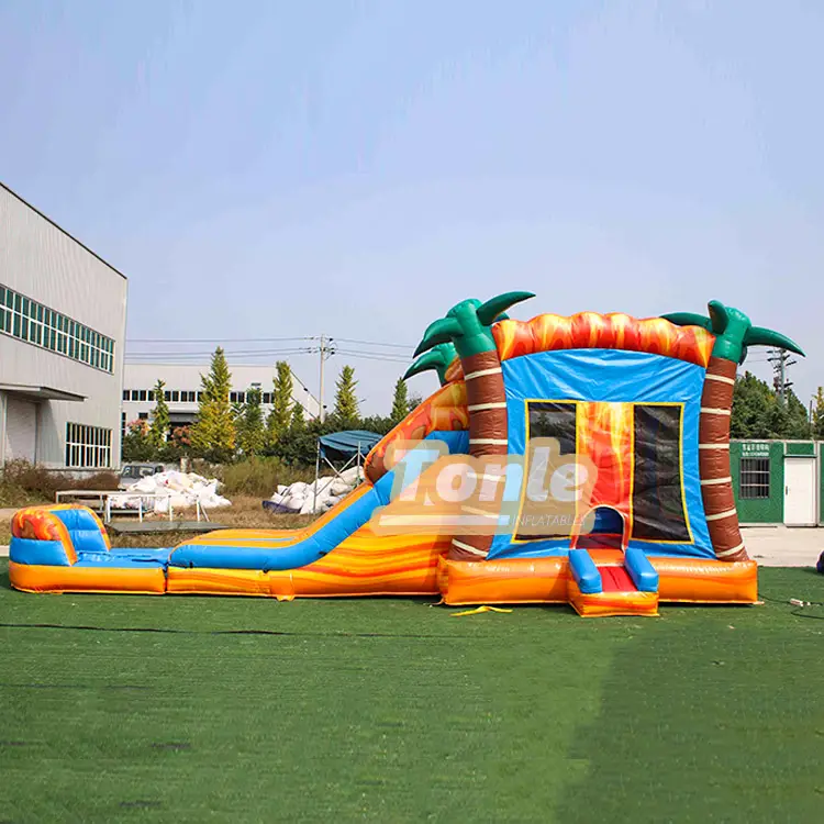 volcanic marble Inflatable water slide combo — photo 1