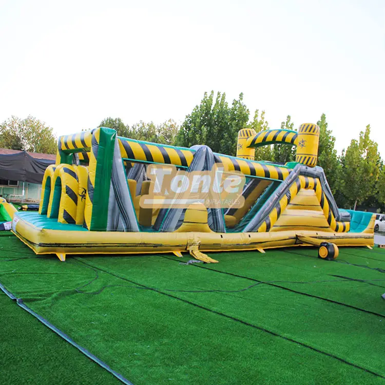 40FT Nuclear Toxic Waste inflatable Obstacle course — photo 1