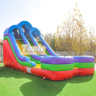 20FT Dual Lane Water Slide