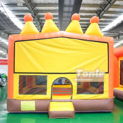 custom inflatable princess crown bounce house jumping castle