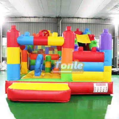 Building Blocks jump and slide