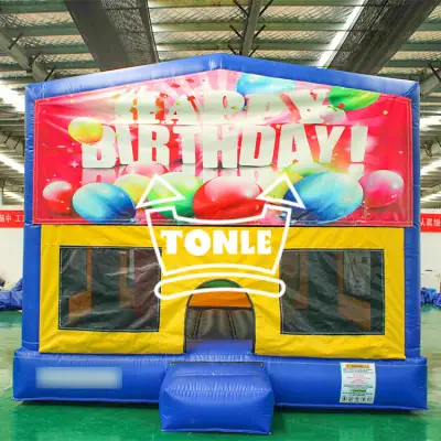 Multi-Banner Commercial Bounce House Castle — 13ft Removable-Banner Inflatable for Rental Operators, Festivals & High-Volume Multi-Theme Party Scheduling