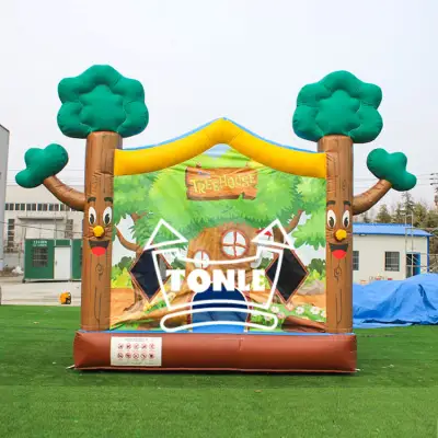 Treehouse commercial inflatable bounce house