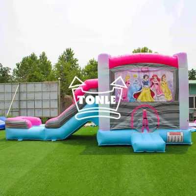 Disney Princess Inflatable Water Slide Combo