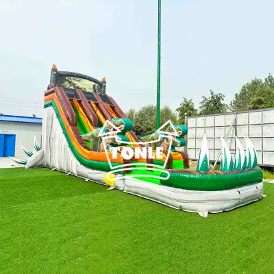 Jurassic Park T-Rex Inflatable Water Slide