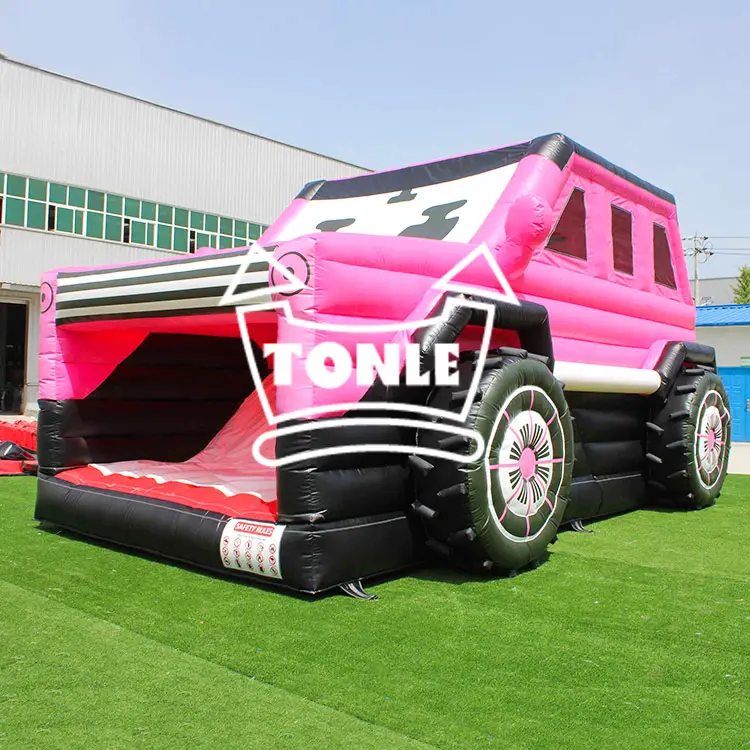 Jeep inflatable bounce jump slide combo — photo 1