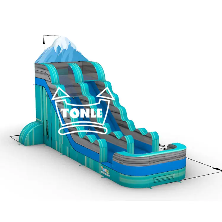 Snow Mountain Glacier bay 18ft Inflatable Water Slide — photo 1