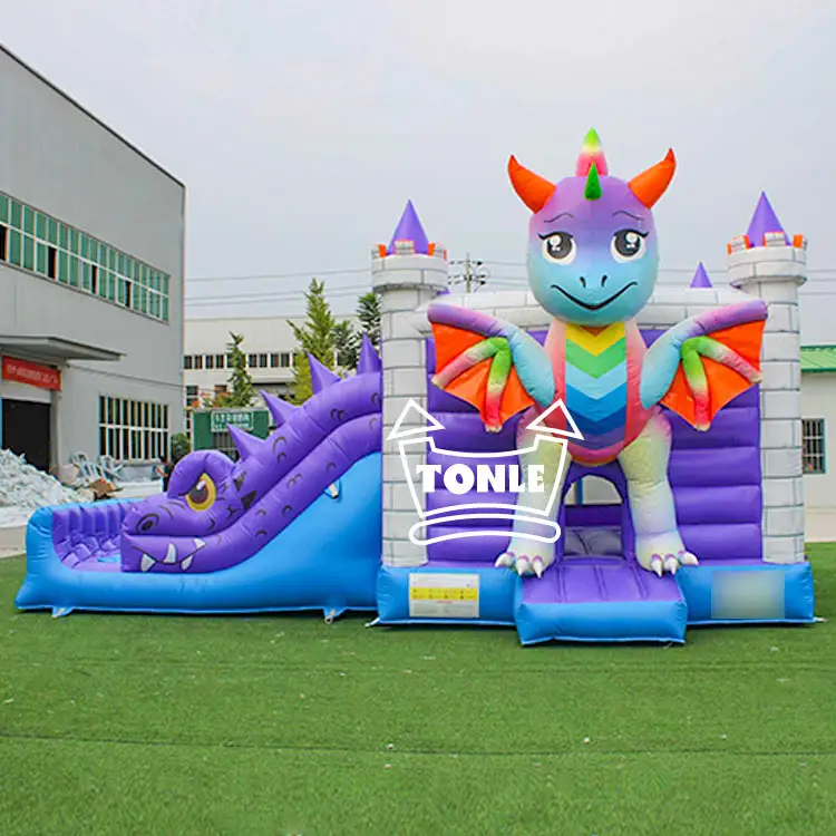 China supplier Dinosaur Inflatable Jumping Castle Combo for sale — photo 1