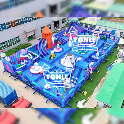 Commercial theme park outdoor large amusement park for party rental