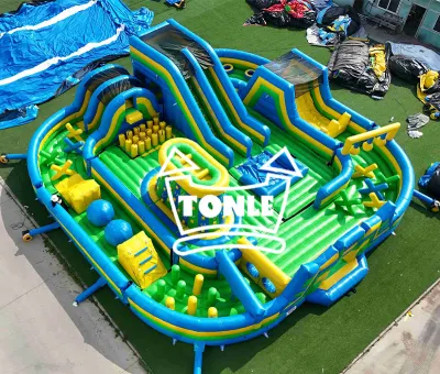 China factory high quality commercial outdoor inflatable playground game park