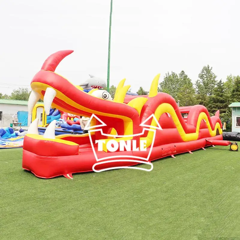 Red Dragon Obstacle Course and Slide — photo 1