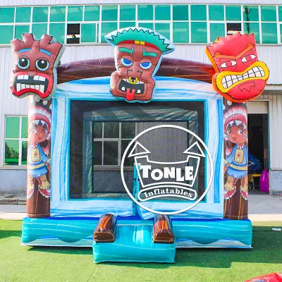 Tonle custom tiki Tovi Adventure inflatable bounce house