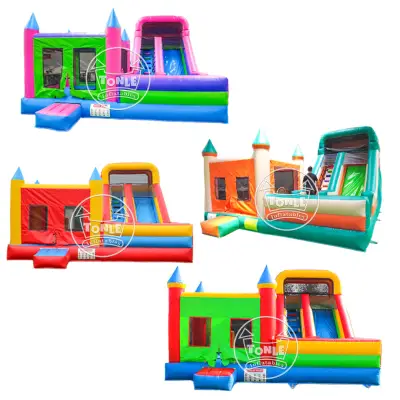 Hot sale commercial inflatable bounce house combo
