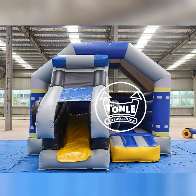 Police Car-Themed Commercial Inflatable Bouncy Castle — photo 1