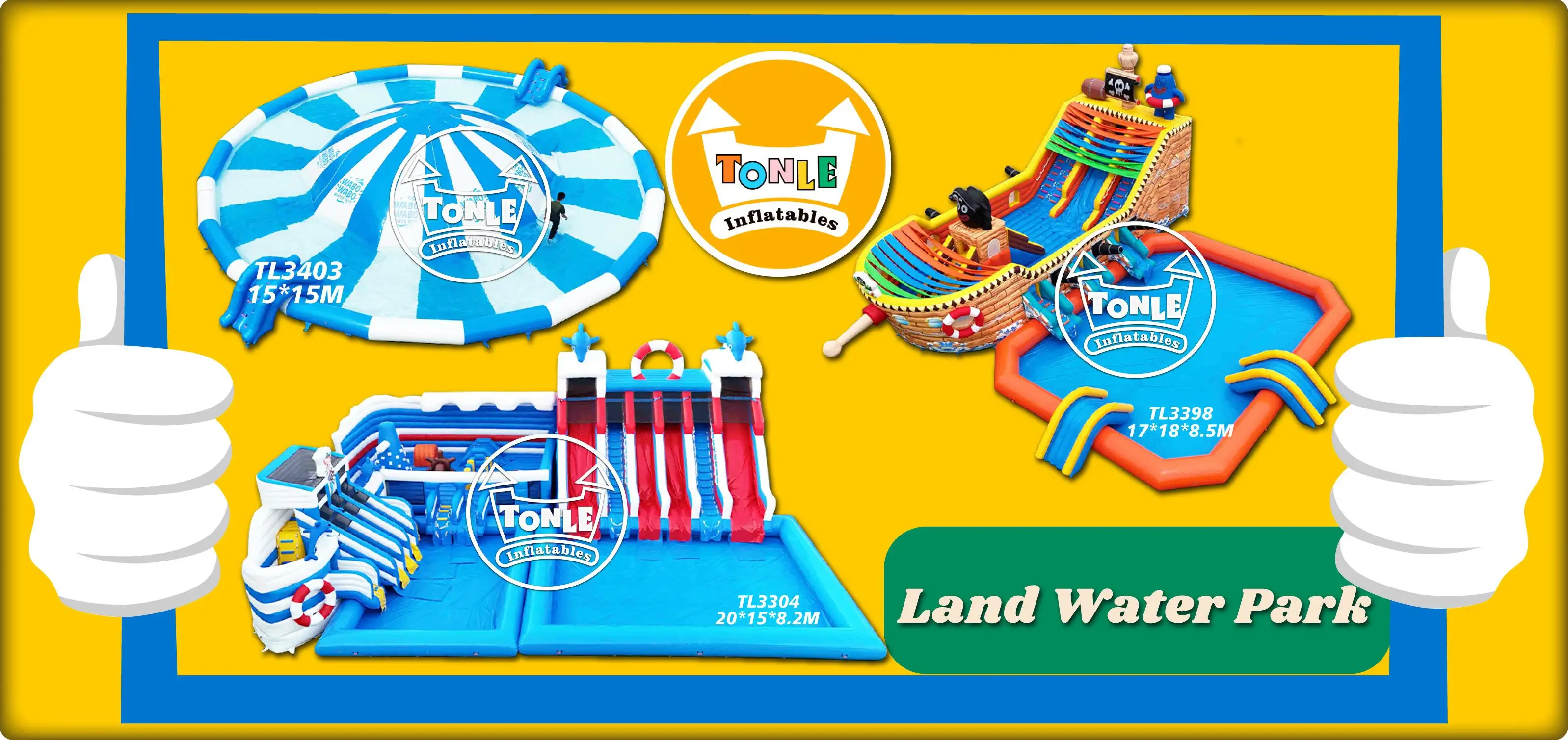 TONLE inflatable theme park case